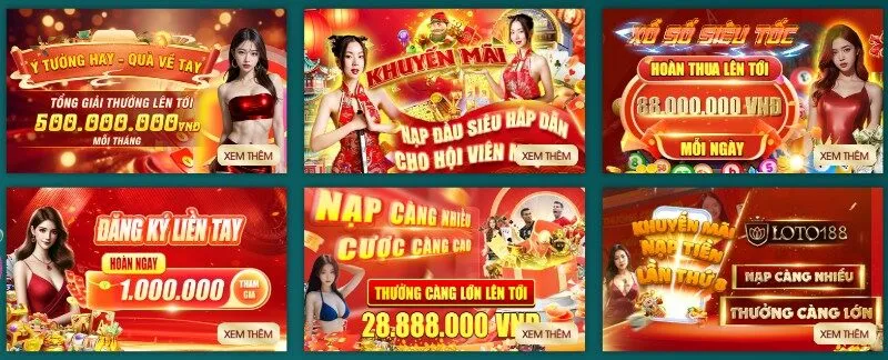 Khuyến mãi Loto188